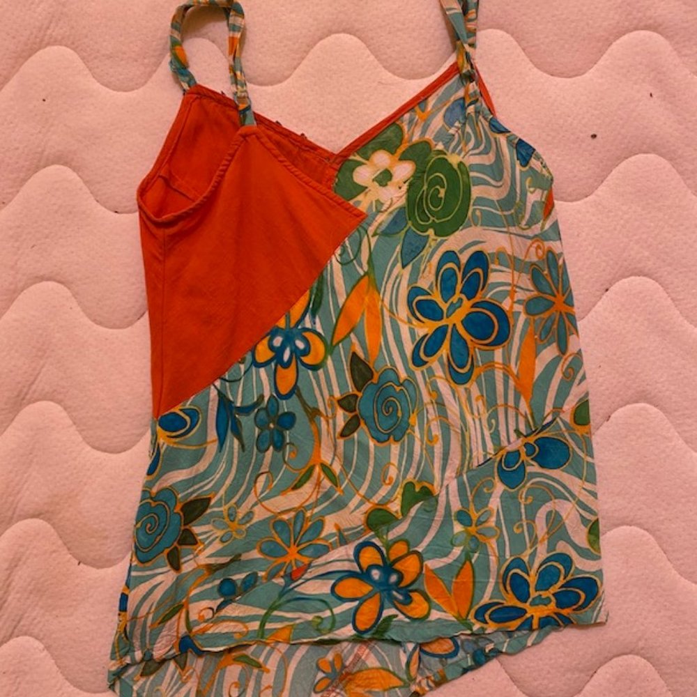 Jam's World vintage asymettrical camisole top size small